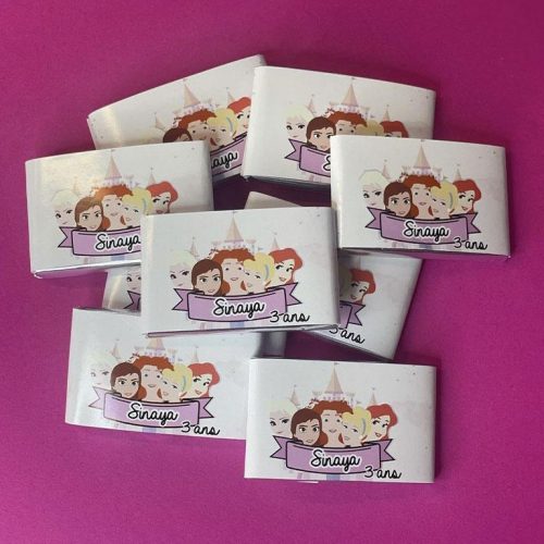 Mini carré de chocolats personnalisables